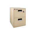 Fire-Safe  Two-Drawer Water Resistant Safe (18 1/4"x27 3/4"x21")